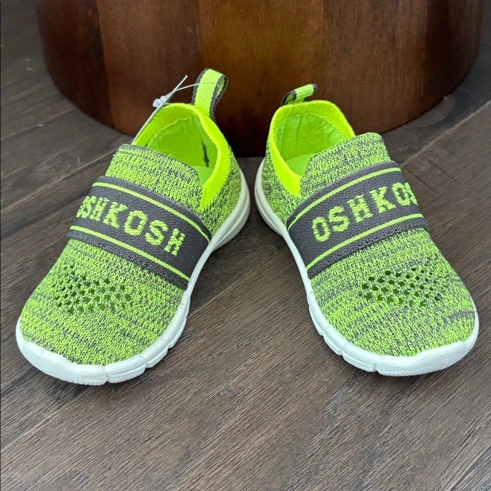 OSHKOSH Toddler Baby Boy Powell Athletic Sneakers,slip on,rugged sole,pull tab
